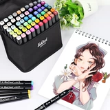 Маркер, комплект для школьников, художественная двусторонная акварель, мелки, 48 цветов, 36 цветов, 60 цветов, 80 цветов, ручная роспись, 1000 цветов, полный комплект