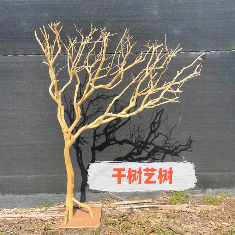 去皮干树枝造景干枝树干许愿树枯树室内造型树枝干原木树枝装饰树_虎窝淘