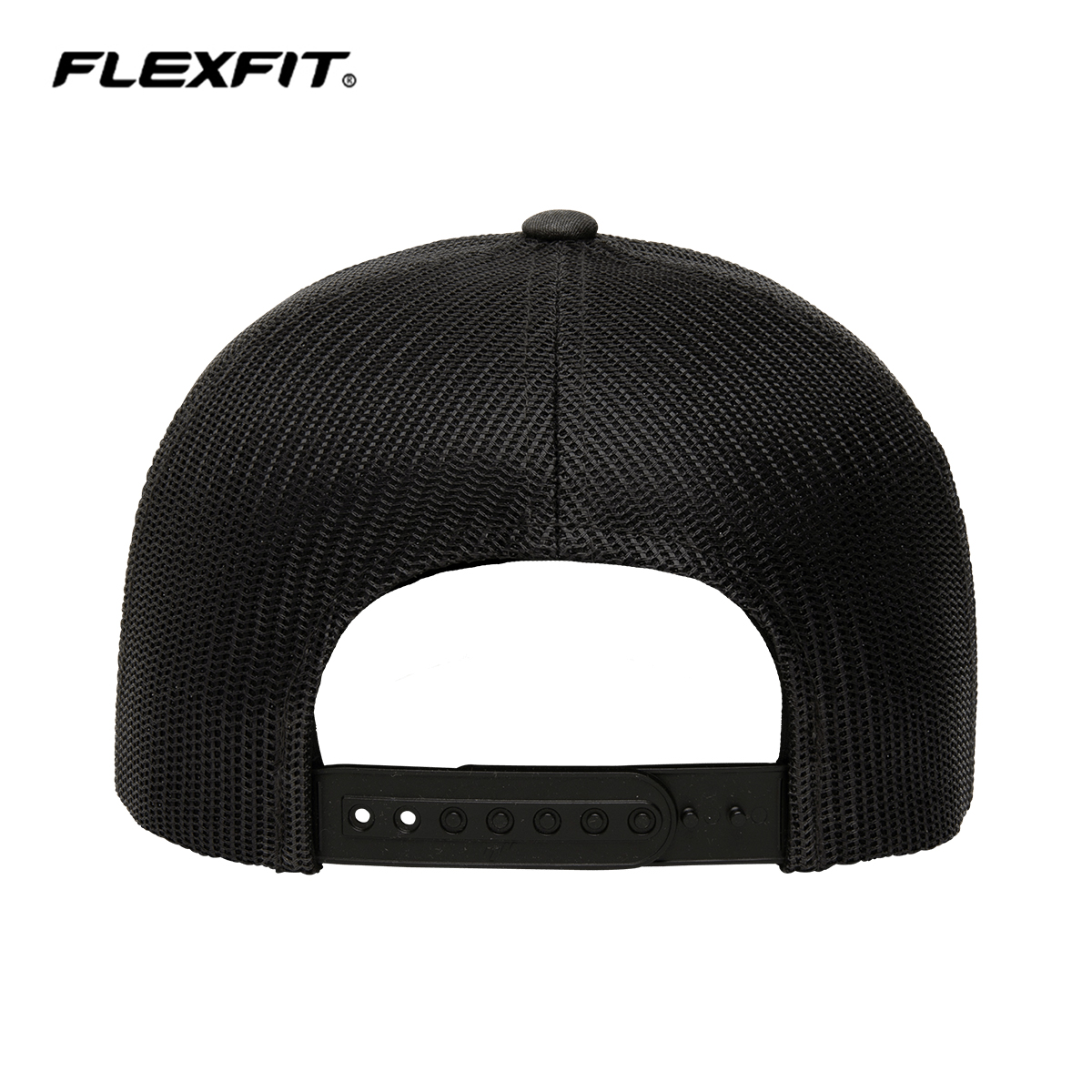 FLEXFIT 时尚拼色透气网眼棒球帽大头围鸭舌帽夏季网帽男士帽子