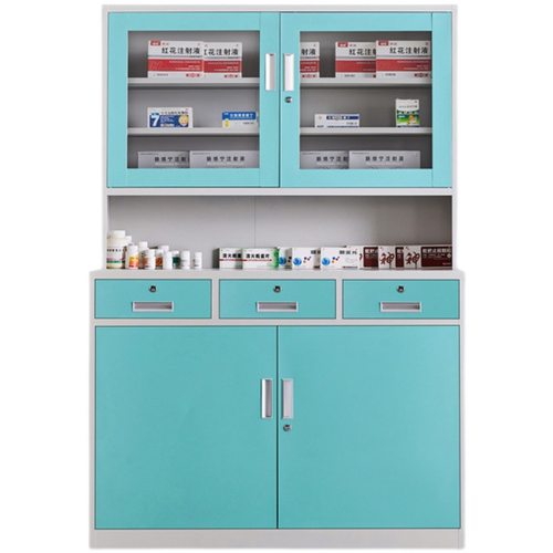 医院西药柜药房配药柜诊所诊疗桌医用不锈钢处置台门诊药店药品柜 - 图3
