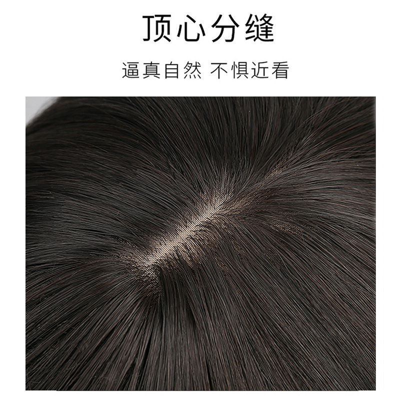 springsunshine旗舰店假发女长发全头套式漫画空气刘海网红锁骨发圆脸发型中长发假发套2