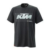 KTMR2R GRID Black T-shirt Leisure Series