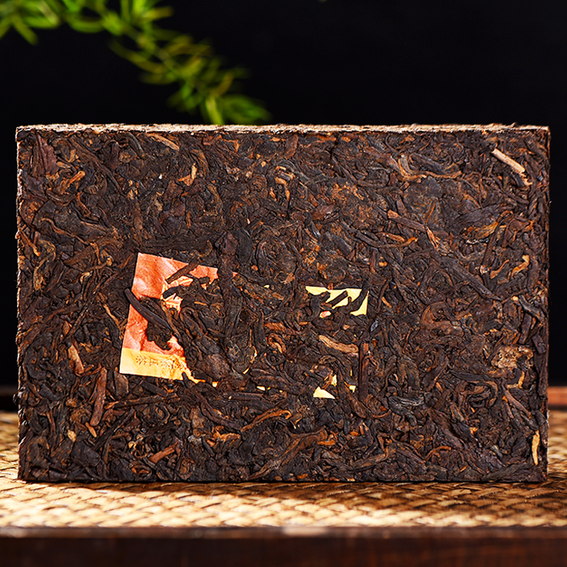 中粮中茶 2021年7581经典标杆珍藏版普洱茶熟茶 砖茶 250g/盒 - 图1