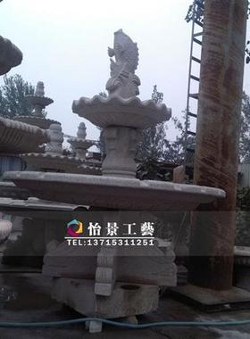 厂家供应假山流水喷泉喷泉大理石花盆花岗岩大型喷泉园林景观喷泉