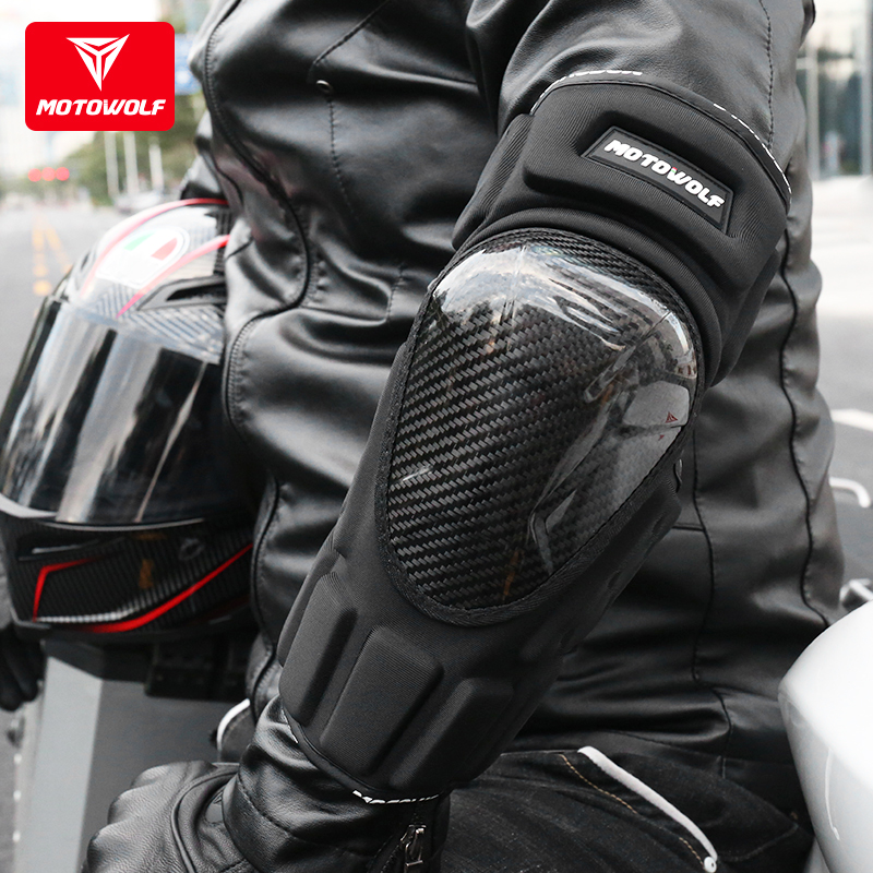 摩托车护膝盖护肘机车骑行装备摩旅骑士护具防摔护腿防风保暖碳纤