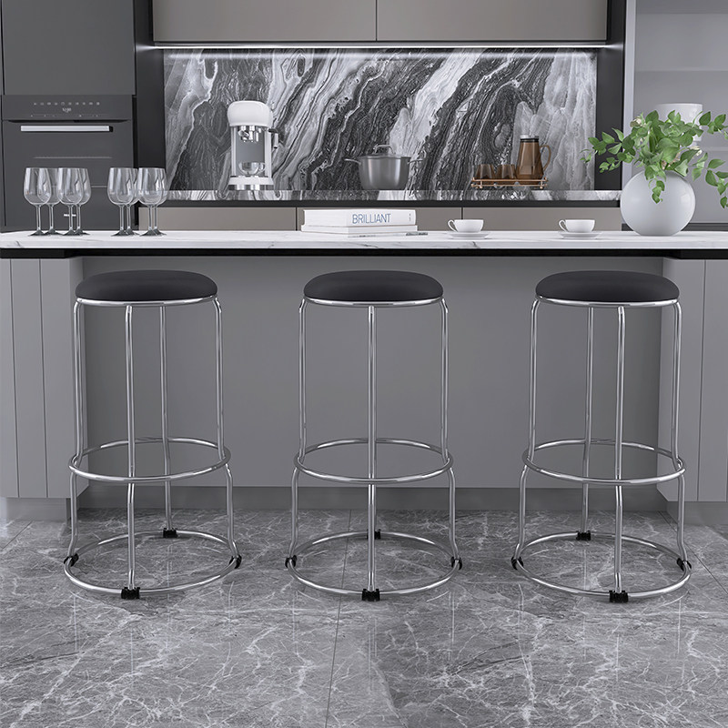 高脚凳吧台凳轻奢家用加高设计师原创餐厅简约时尚咖啡前台阳台,淘宝优惠券,粉丝福利购,淘宝优惠卷