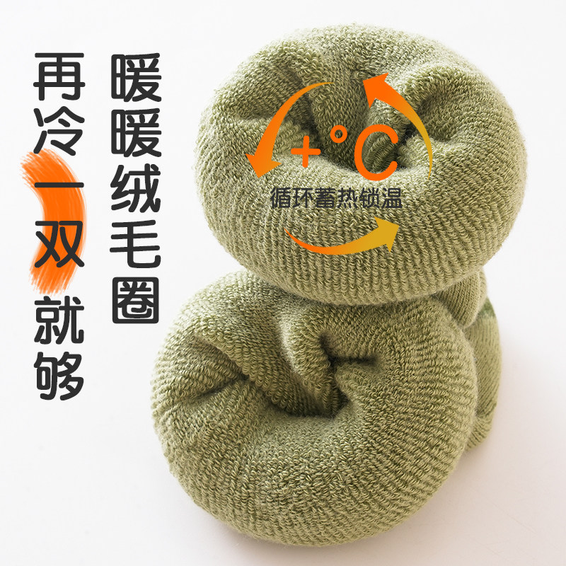 婴儿袜子秋冬季加厚加绒毛圈袜新生幼儿宝宝冬款保暖不勒腿长筒袜,淘宝优惠券,粉丝福利购,淘宝优惠卷