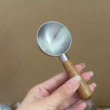 Выкопать арбузной ложки из нержавеющей стали ручка ореха короткая ручка.