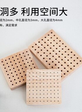 摆摊黏土木底座发簪木插