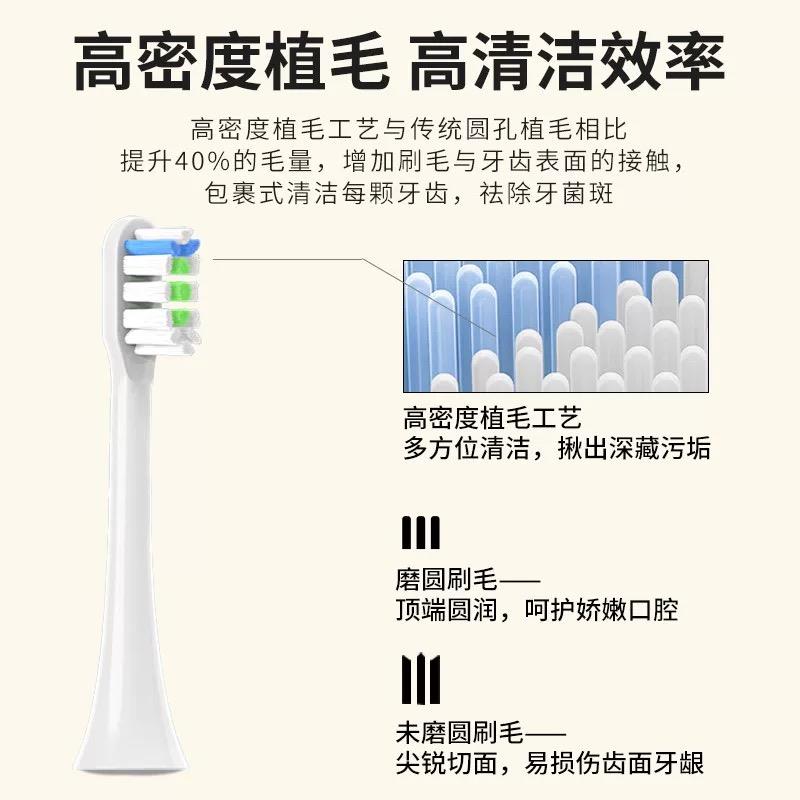 适配SOOCAS素士电动牙刷头X3U/Pro/X1/X5/V1/V2/D2/D3猫爪刷 - 图2