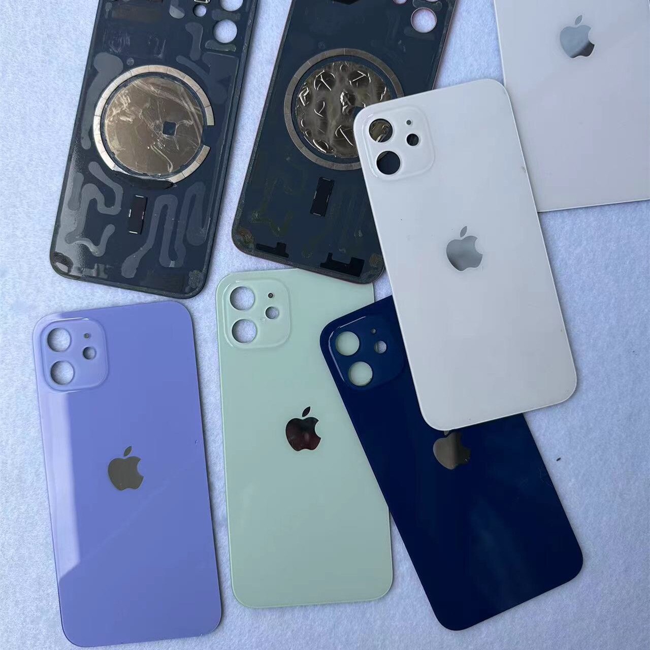 适用于苹果12原装拆机后盖玻璃iPhone11手机后屏xr8代se2电池后壳