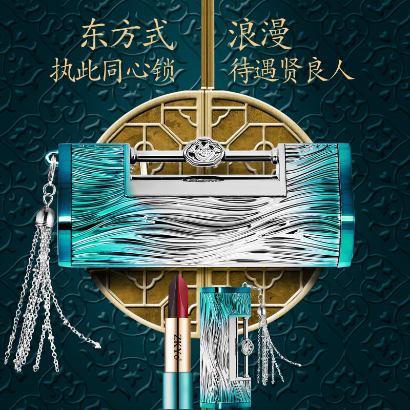娇婵同心锁三色不掉色保湿滋润口红 娇婵唇膏/口红