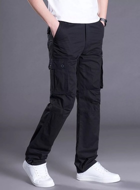 Men's Cargo Pants Mens Casual Multi Pockets Military