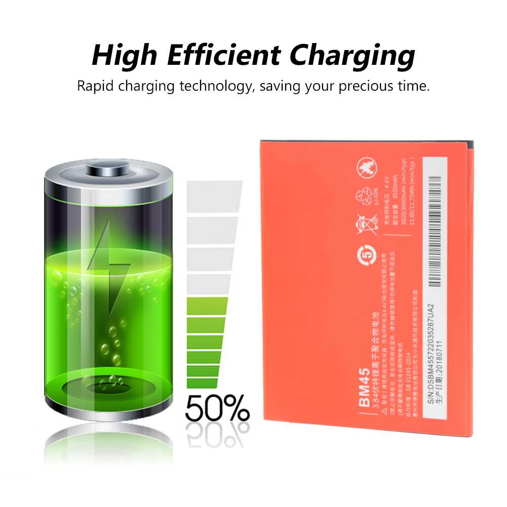 3.84V 3060mAh BM45 Rechargeable Lithium Replacement Battery-图2