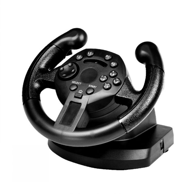 2021 New Game Racing Steering Wheel For PS3/PC Vibration Joy - 图1