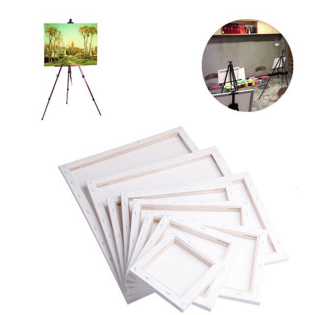 White Blank Square Artist Canvas Wooden Board Frame For Prim - 图3