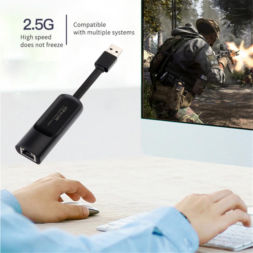 Ethernet Adapter Stable Transmission High Speed 2500Mbps USB - 图1