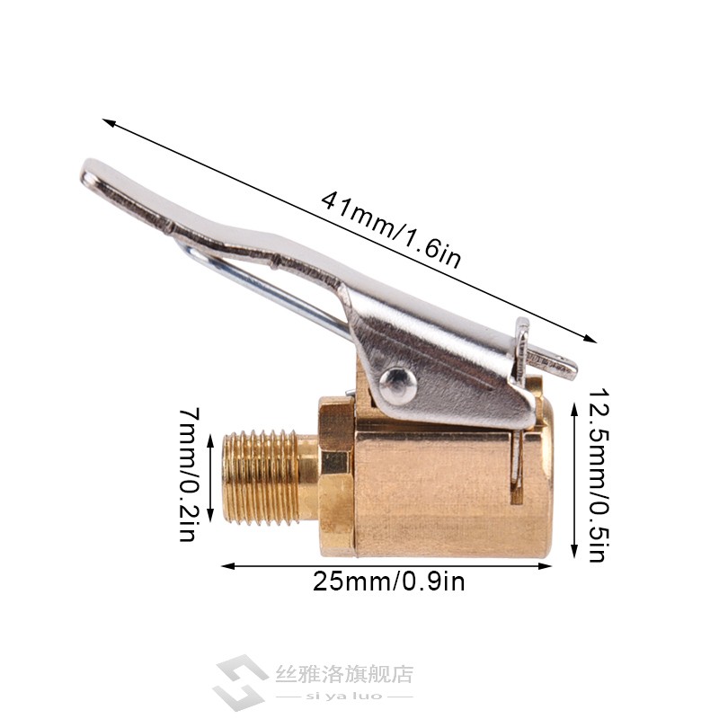 Cr Truck s ir Pump Chuck Tyre Vlve 8mm Pump Vlve Clm - 图1