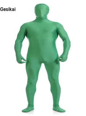Gesikai Men's Spandex Zentai Lycra Full Bodysuit Men's Zenta