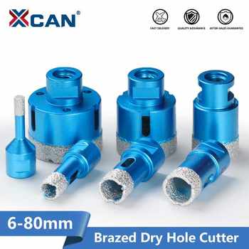 He Saw Cutter 6-80mm M14 Thread Core Drill Bit Vacuum Bra