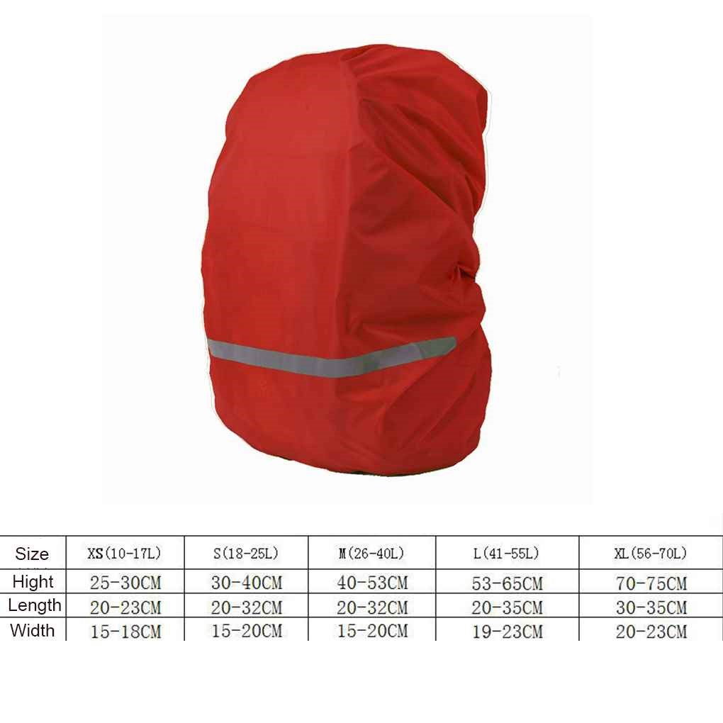 High Rating Reflective Light Raincoat Backpack Rain Cover W-图2