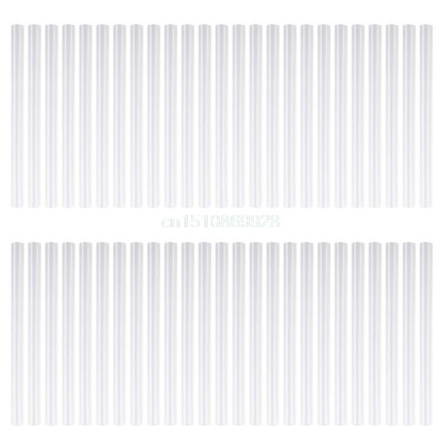 50PCS Bulk 100mmX7mm Hot Clear Melt Glue Adhesive Sticks For - 图0
