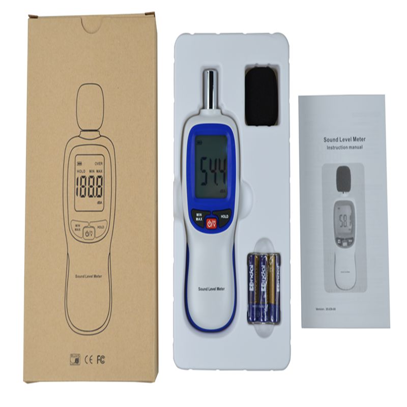 Digital Sound Level Meter 30~130dBA Resolution:0.1dB Handhel - 图3