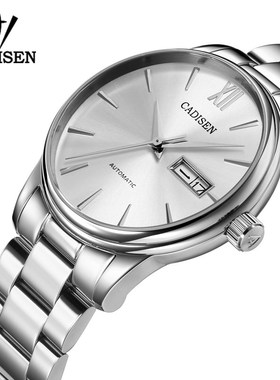 CADISEN Men`s Watch Japan NH5 Movement Automatic Mechanica