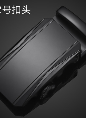Men's Alloy Automatic Belt Buckle High quality Black metal b
