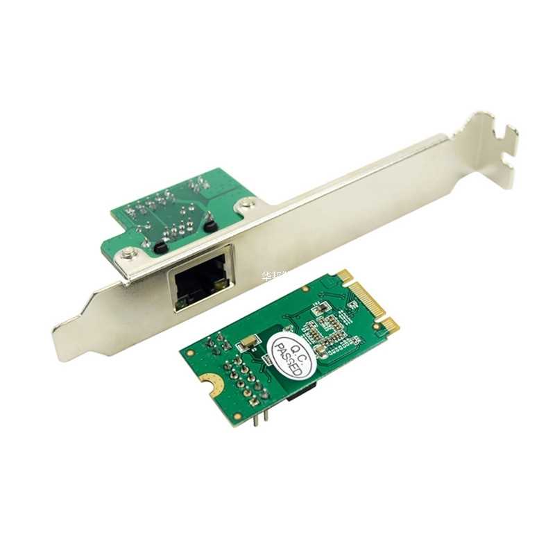 Card M.2 B-Key and M-Key to 1Port 10/100/1000Mbps Gigabit Et - 图3