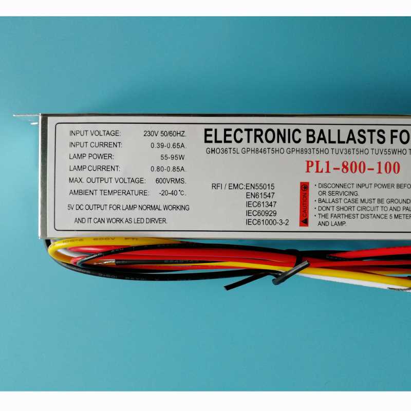 PL1-800-100 Germicidal Electronic ballast for 100W single-en - 图1