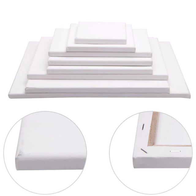 White Blank Square Artist Canvas Wooden Board Frame For Prim - 图1
