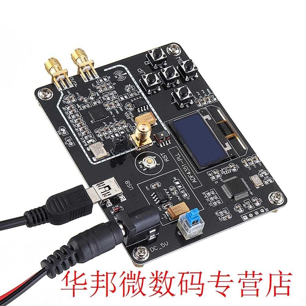 ADF4351 Signal Generator Module RF 35M-4.4G Frequency Synthe - 图2