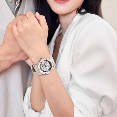 【章若楠同款】DAVENA蒂玮娜时来运转五芒星百搭情侣手表女送女友 - 图1