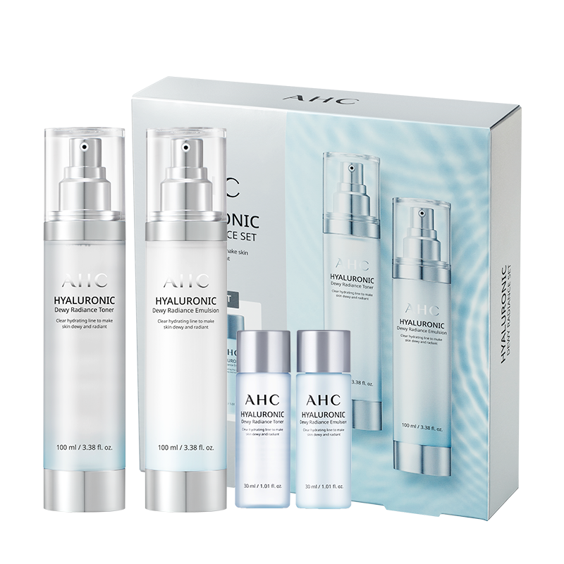 【直播限量专享套组】ahc小水乳油皮 AHC海外面部护理套装