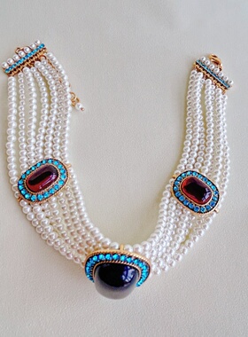 气质西洋复古宫廷风vintage颈链