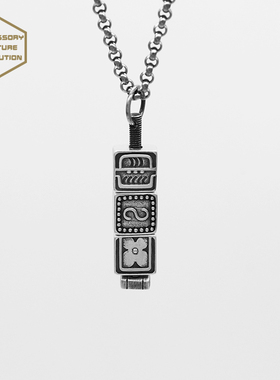 小众做旧银毛衣链INS冷淡风项链