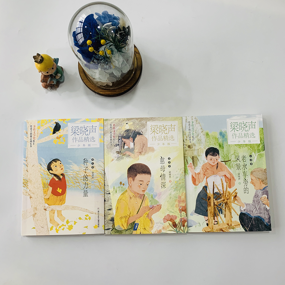 梁晓声作品集精选少年版全3册慈母情深老水车旁的风景种子的力量儿童文学作品茅盾文学家给孩子亲情教育书儿童阅读 - 图0