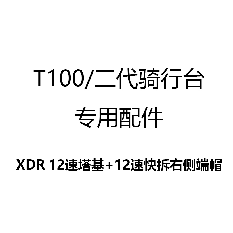 迈金T100/T200/T600骑行台专用配件12速桶轴转换套件/XDR12速塔基 - 图0