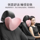 Creative cervical neck suede lumbar pillow for car