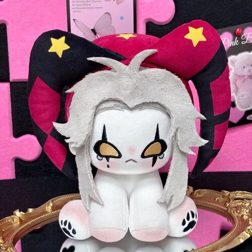 怪胎马戏团pierrot皮埃罗棉花娃娃20cm游戏同人周边可爱玩偶公仔 - 图0