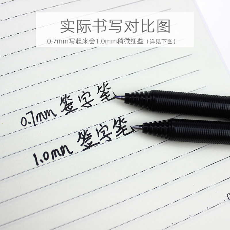 签字笔黑色0.7加粗水笔最炫速干中性笔1.0mm商务办公签名笔硬笔书法学生用练字笔粗头碳素水性笔大容量笔芯-图1