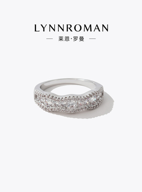 LYNNROMAN轻奢波浪锆石食指戒