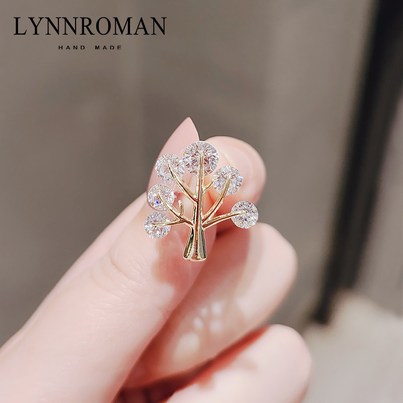 LYNNROMAN原创生命之树胸针女2022年新款小别针防走光扣开衫配饰,淘宝优惠券,粉丝福利购,淘宝优惠卷