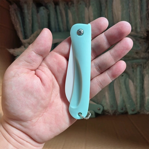 Apple, портативный переносной керамический складной нож для школьников для домашнего использования