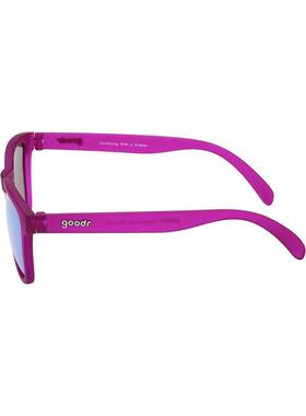 代购Goodr男女太阳镜防紫外线抗眩光清晰视野轻盈佩戴紫色方形