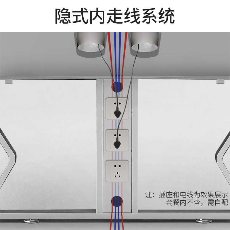 办公桌8八10人位简约现代员工工作位屏风桌椅组合办公室多人桌子