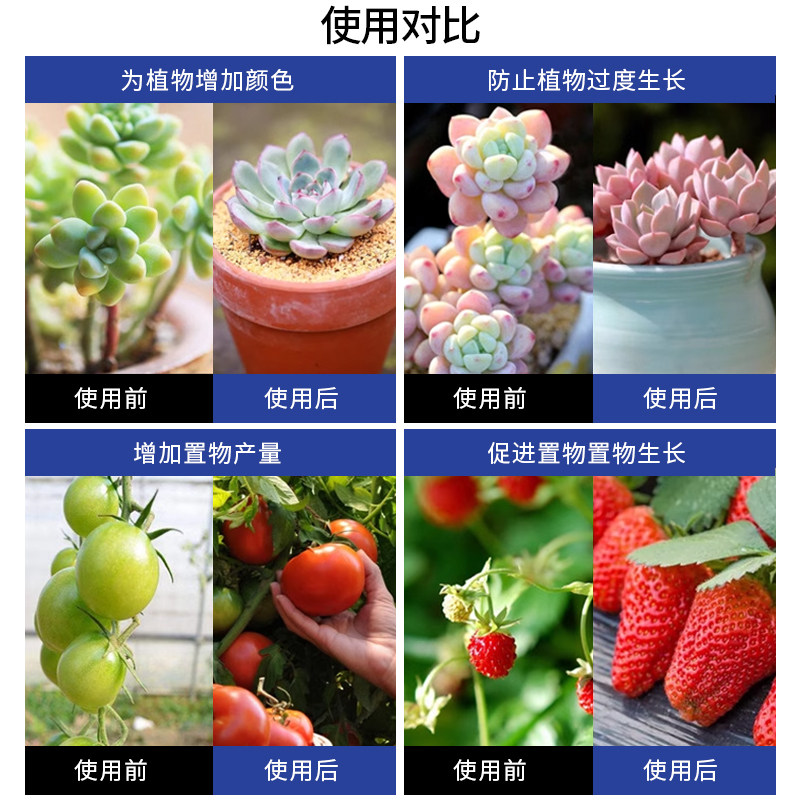 全光谱led植物补光灯多肉生长灯绿植大棚蔬菜花卉育苗仿照太阳光_虎窝淘