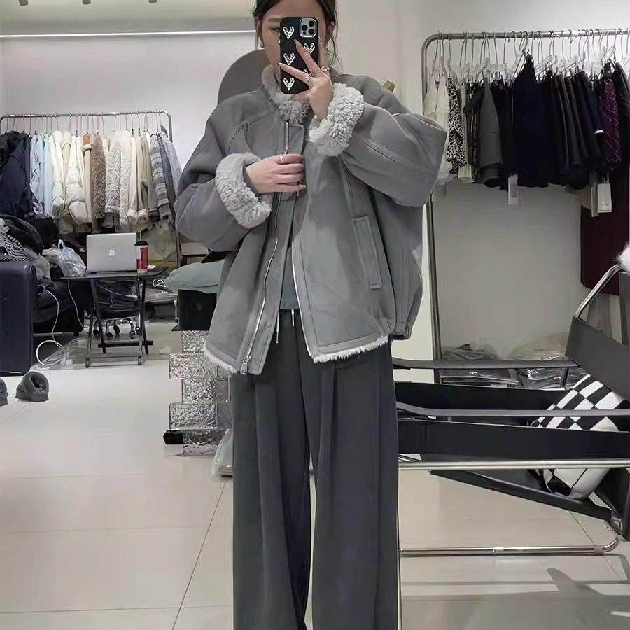 LILY MOST时尚毛绒一体保暖外套2025冬季新款百搭休闲夹克棉服女,淘宝优惠券,粉丝福利购,淘宝优惠卷