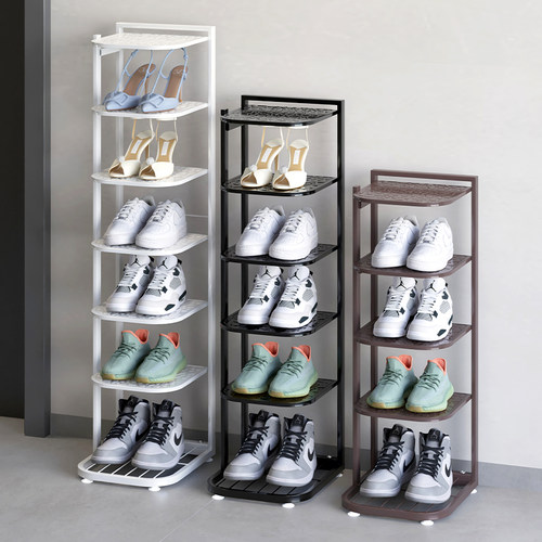 鞋架家用门口多层小窄简易新款2026爆款鞋架子室内好看省空间鞋柜 - 图3